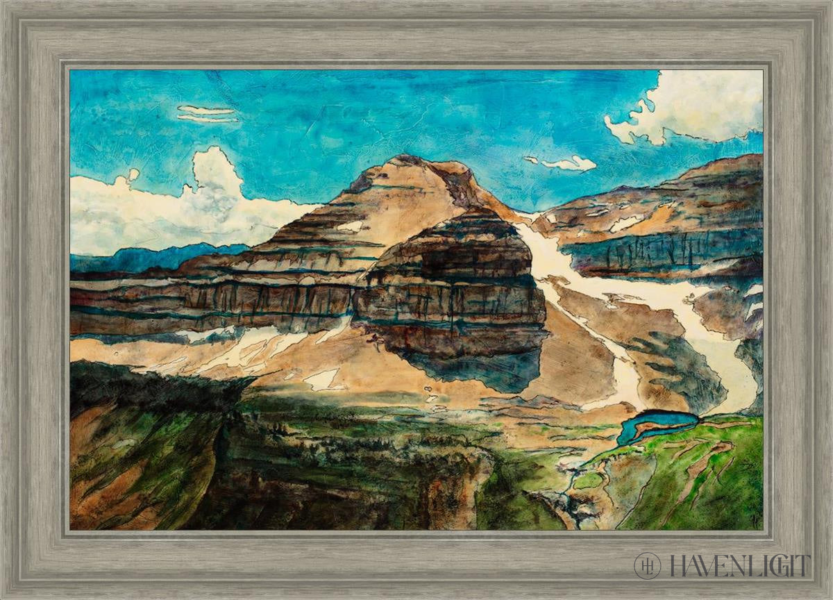 Emerald Lake Open Edition Canvas / 30 X 20 Gray 35 3/4 25 Art
