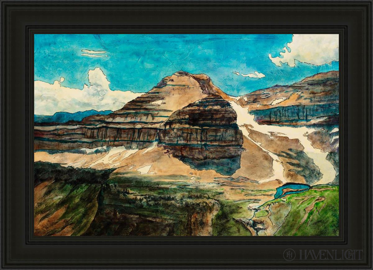 Emerald Lake Open Edition Canvas / 36 X 24 Black 43 3/4 31 Art