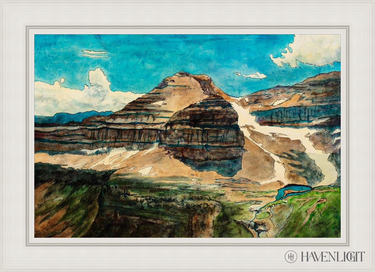 Emerald Lake Open Edition Canvas / 36 X 24 White 43 3/4 31 Art