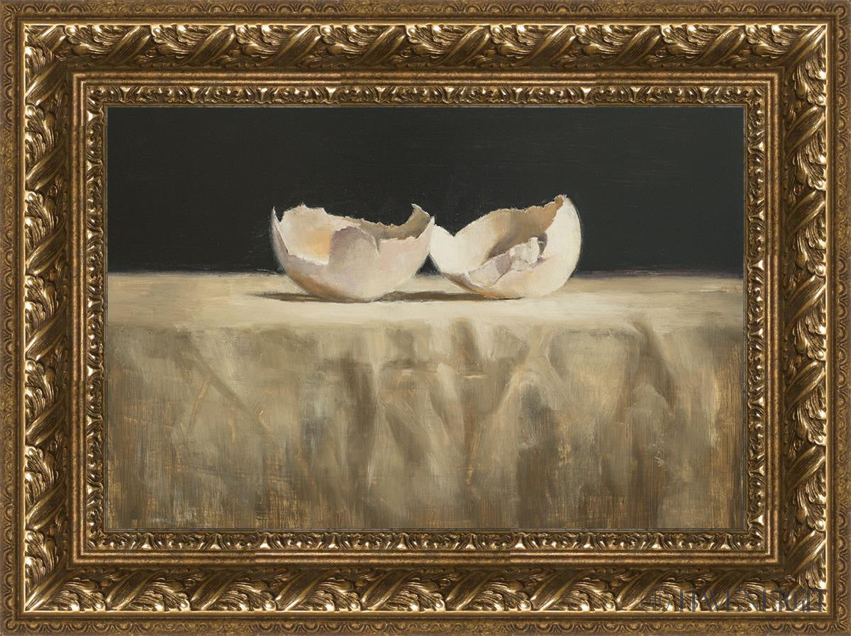 Empty L Open Edition Canvas / 18 X 12 Gold 23 3/4 17 Art