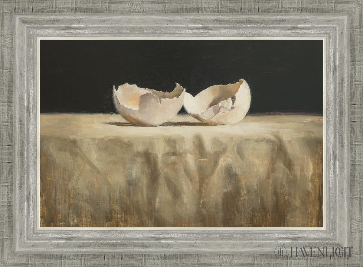 Empty L Open Edition Canvas / 18 X 12 Silver 22 3/4 16 Art