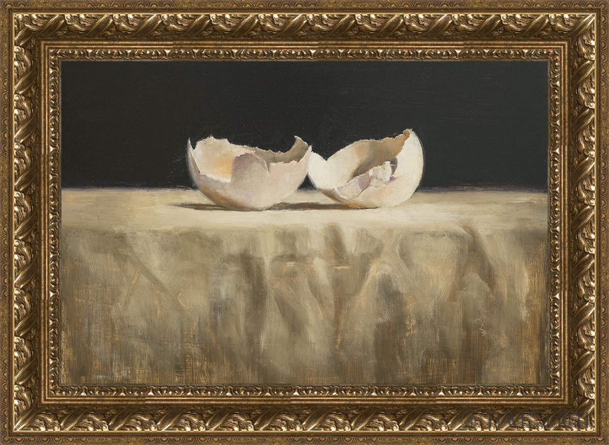 Empty L Open Edition Canvas / 24 X 16 Gold 29 3/4 21 Art