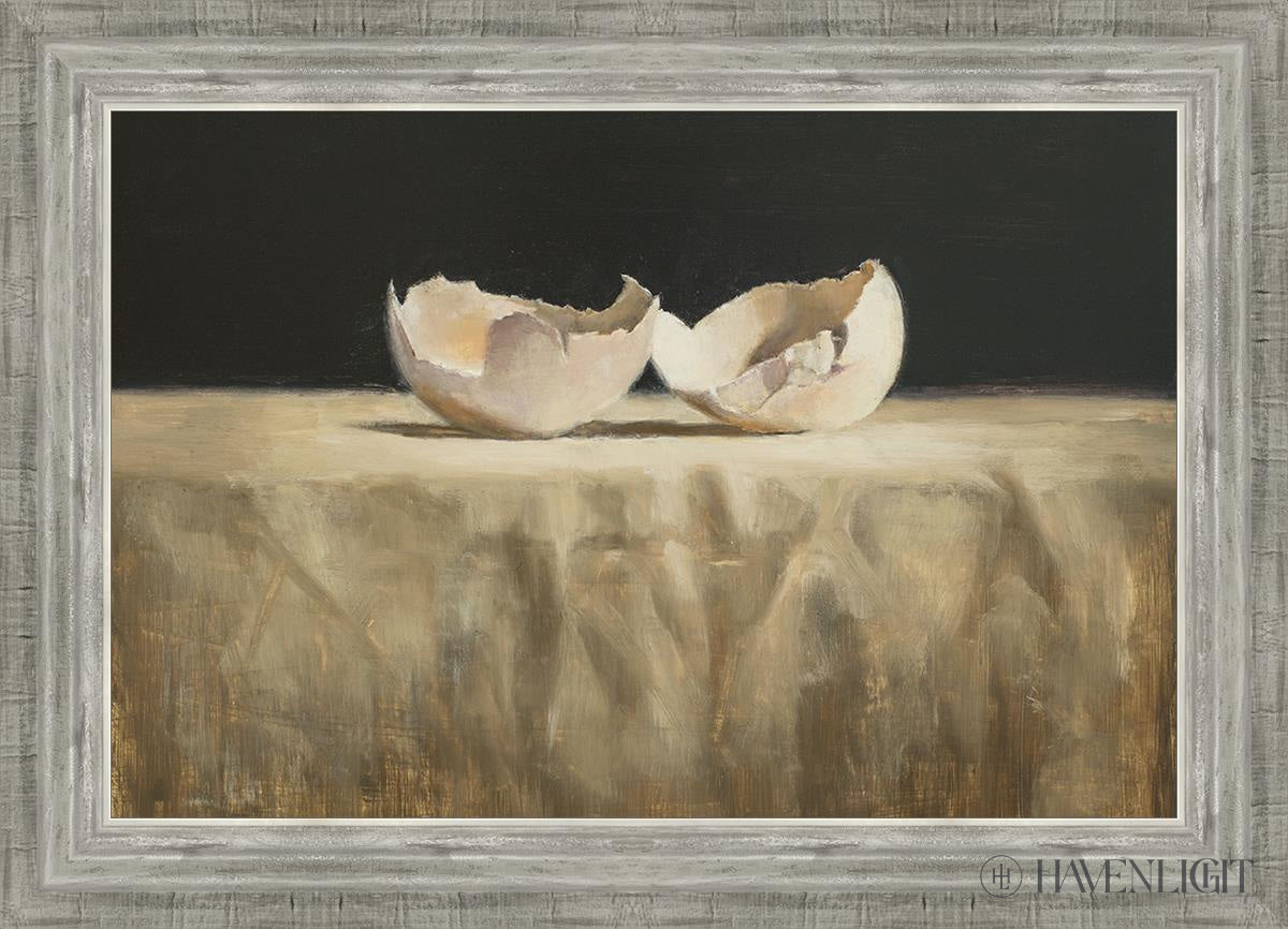 Empty L Open Edition Canvas / 24 X 16 Silver 28 3/4 20 Art