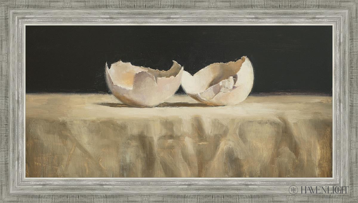 Empty L Open Edition Canvas / 30 X 15 Silver 34 3/4 19 Art