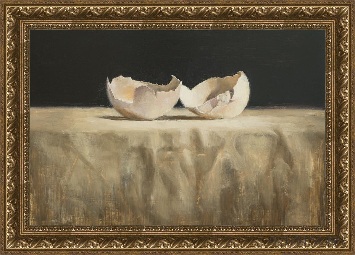 Empty L Open Edition Canvas / 30 X 20 Gold 35 3/4 25 Art