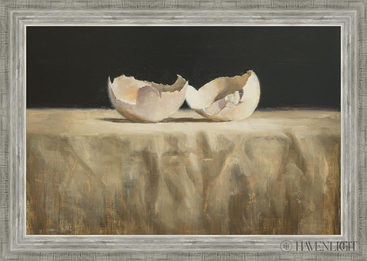 Empty L Open Edition Canvas / 30 X 20 Silver 34 3/4 24 Art