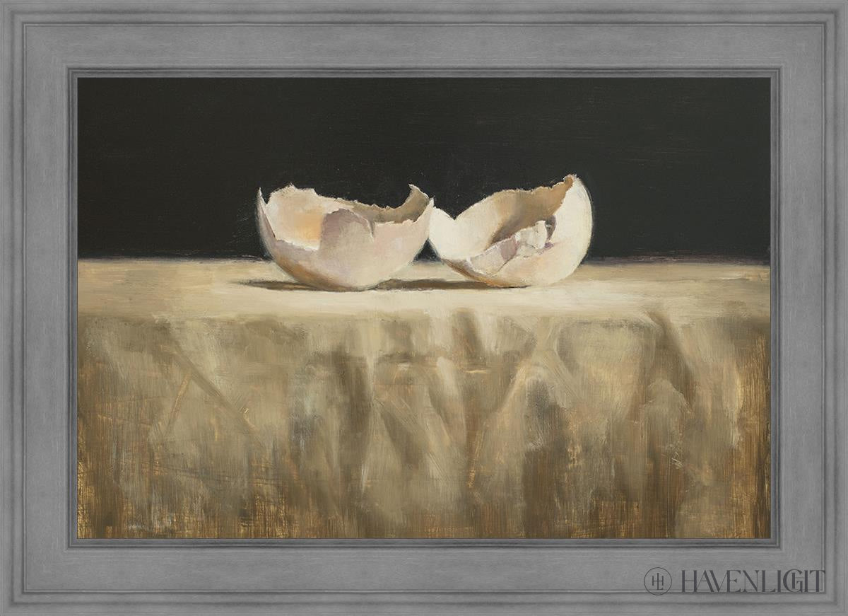 Empty L Open Edition Canvas / 36 X 24 Gray 43 3/4 31 Art