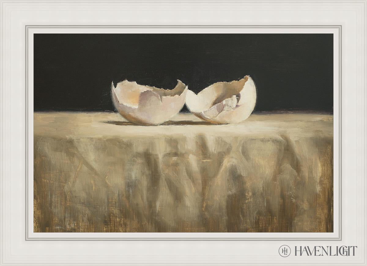 Empty L Open Edition Canvas / 36 X 24 White 43 3/4 31 Art