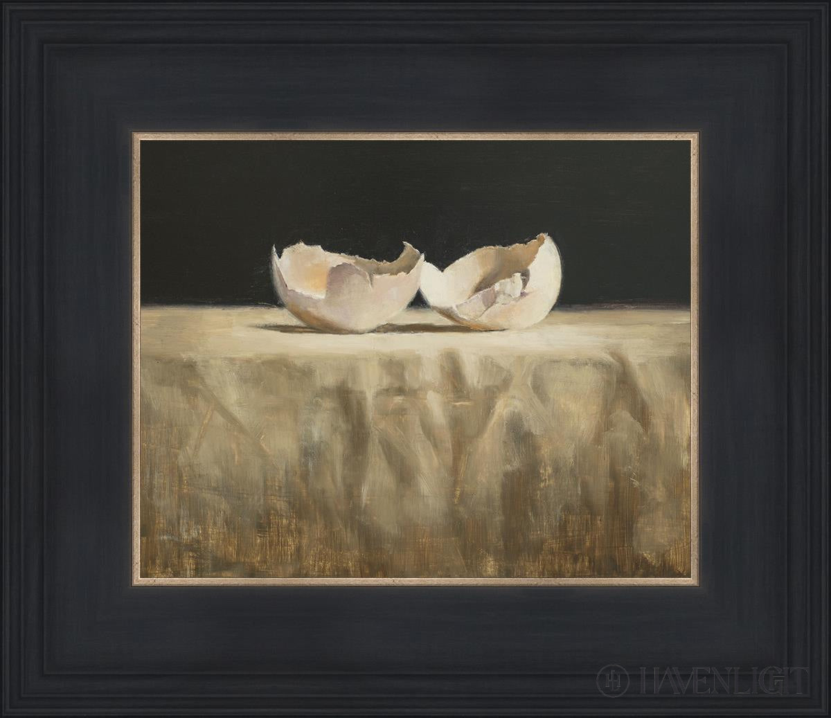 Empty L Open Edition Print / 10 X 8 Black 14 3/4 12 Art