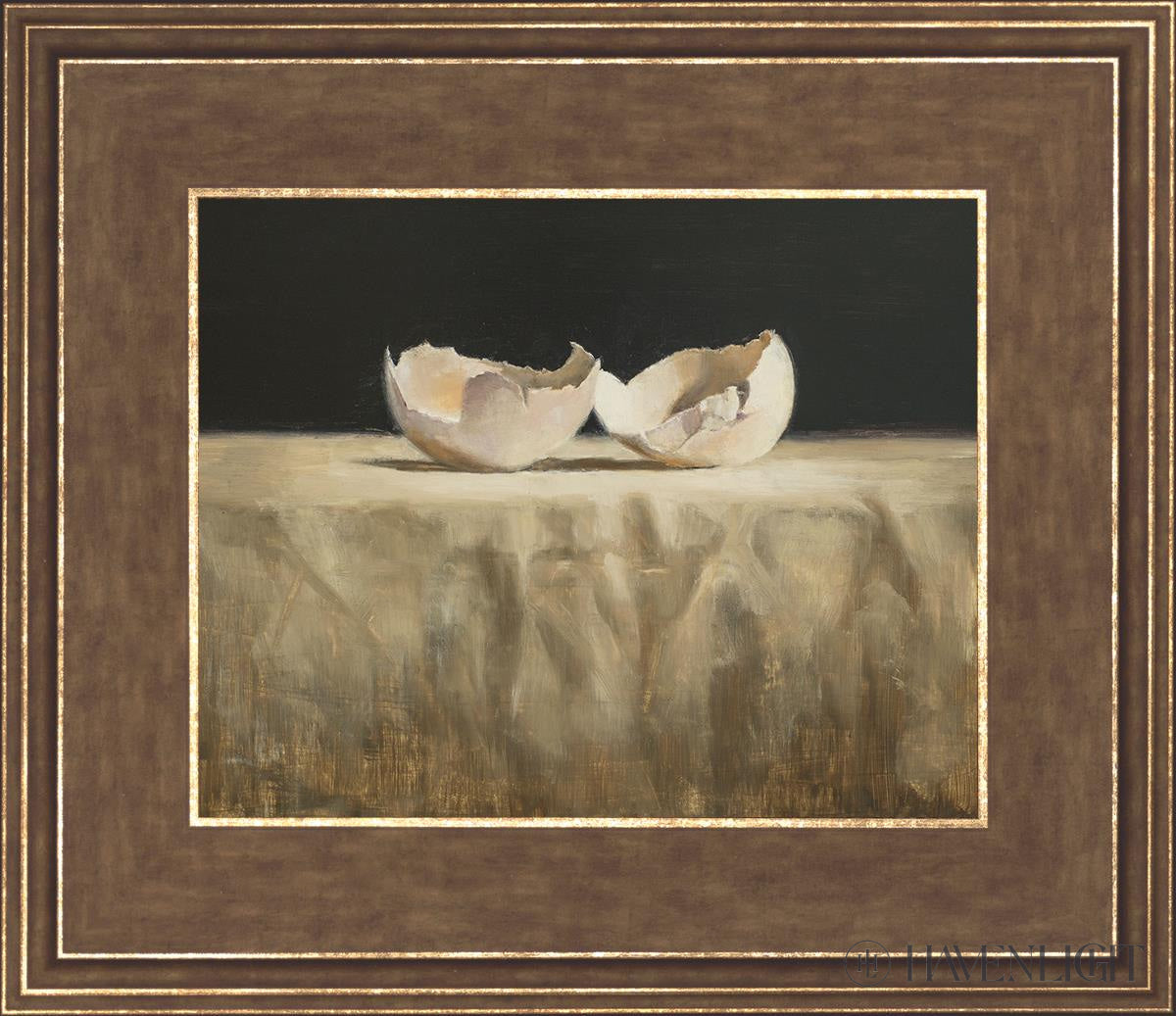 Empty L Open Edition Print / 10 X 8 Gold 14 3/4 12 Art