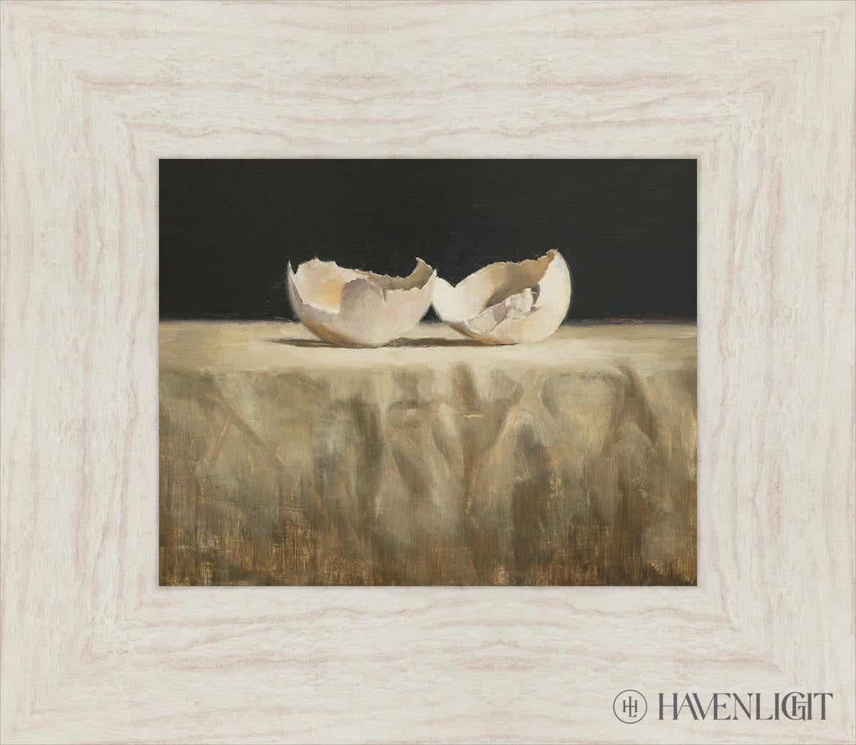 Empty L Open Edition Print / 10 X 8 Ivory 15 1/2 13 Art