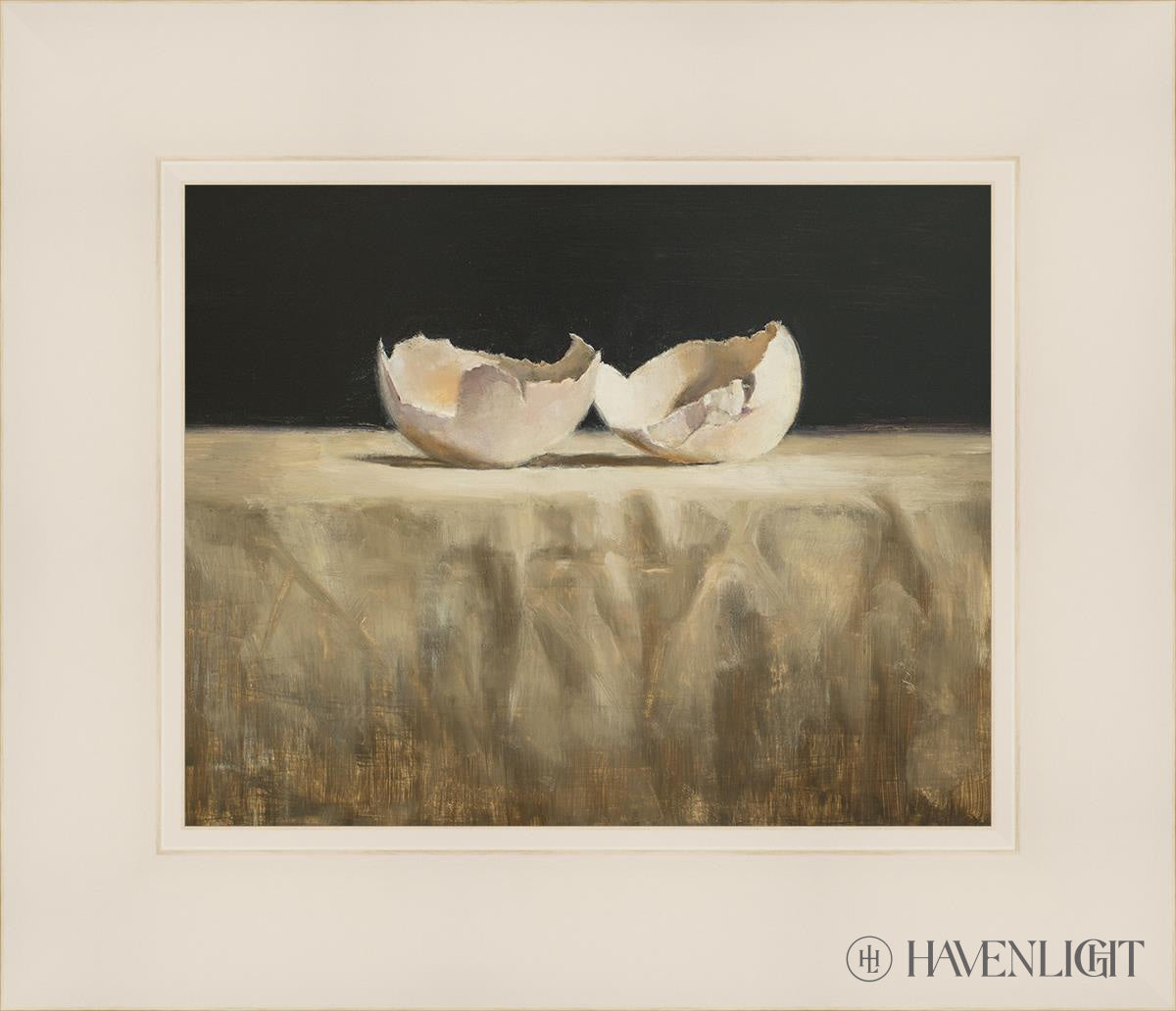 Empty L Open Edition Print / 10 X 8 White 14 1/4 12 Art