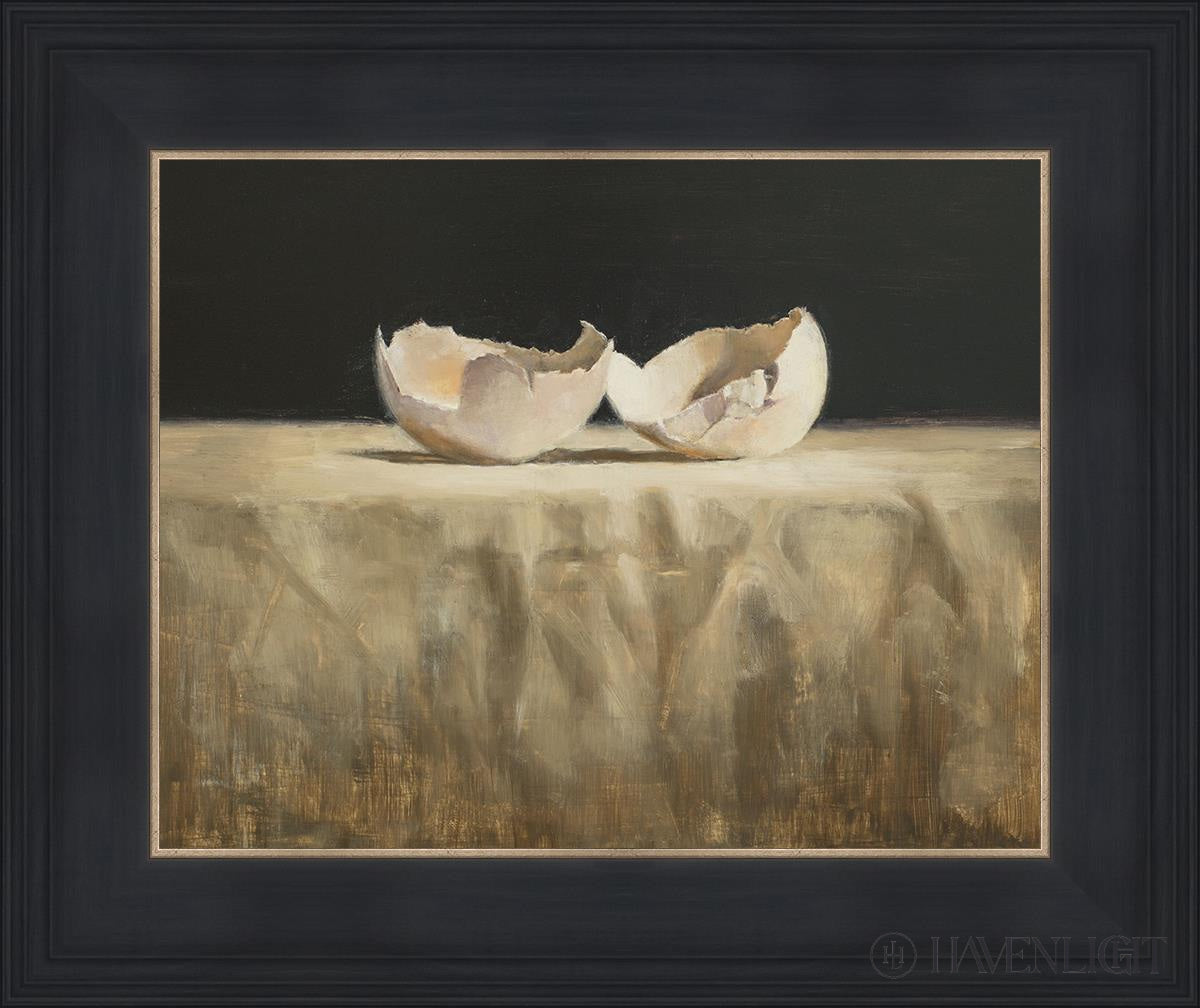 Empty L Open Edition Print / 14 X 11 Black 18 3/4 15 Art