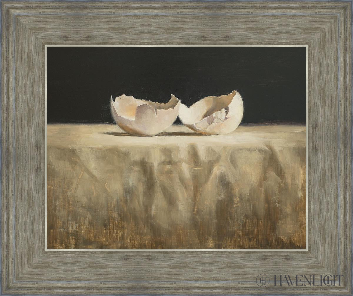 Empty L Open Edition Print / 14 X 11 Gray 18 3/4 15 Art