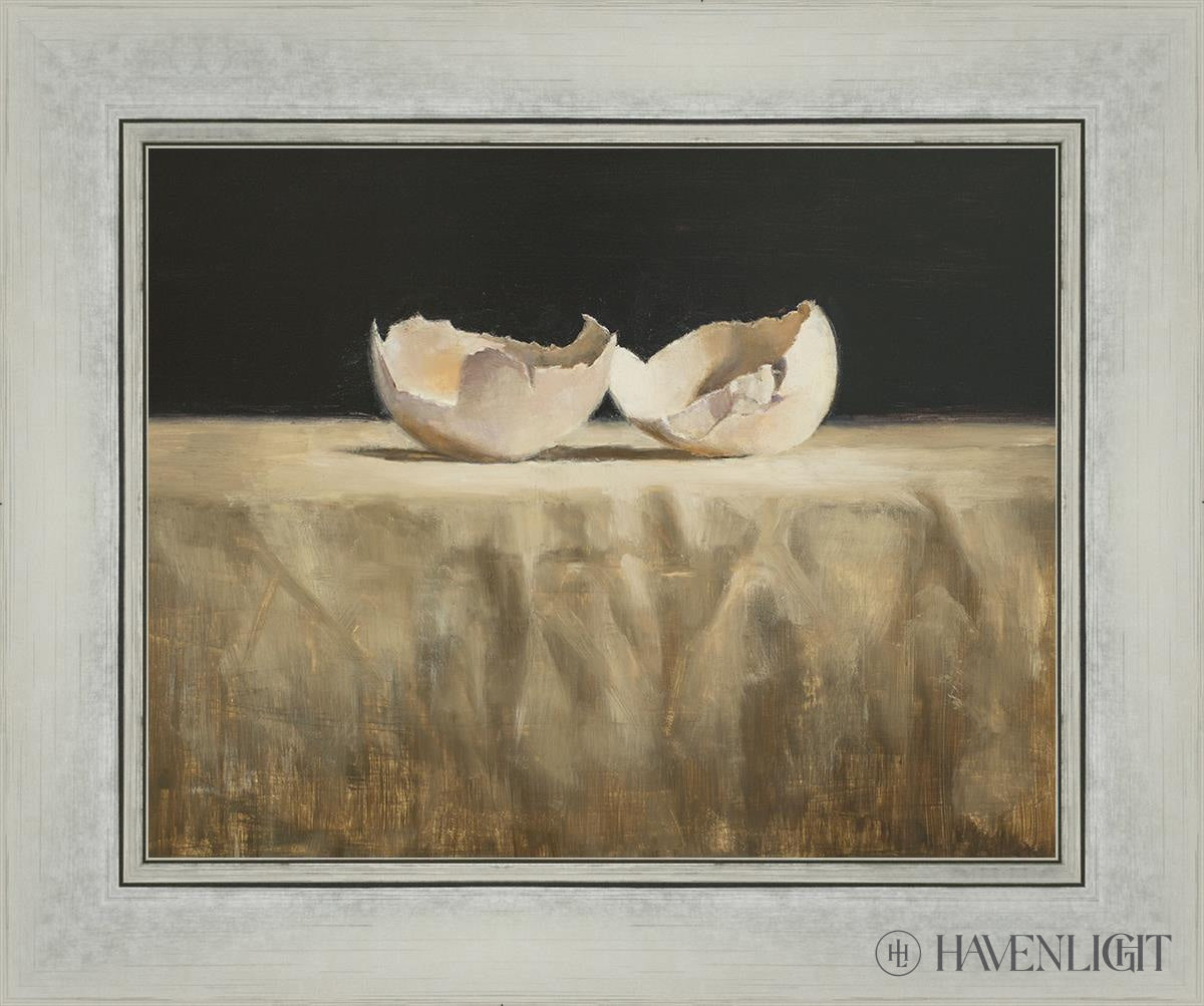 Empty L Open Edition Print / 14 X 11 Silver 18 1/4 15 Art