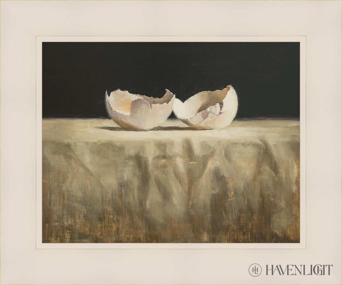 Empty L Open Edition Print / 14 X 11 White 18 1/4 15 Art