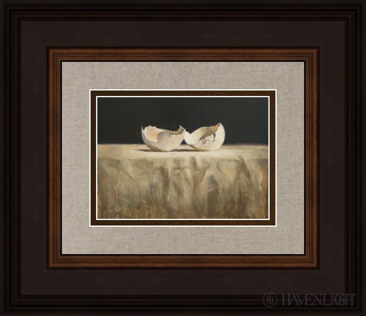 Empty L Open Edition Print / 7 X 5 Brown 14 3/4 12 Art