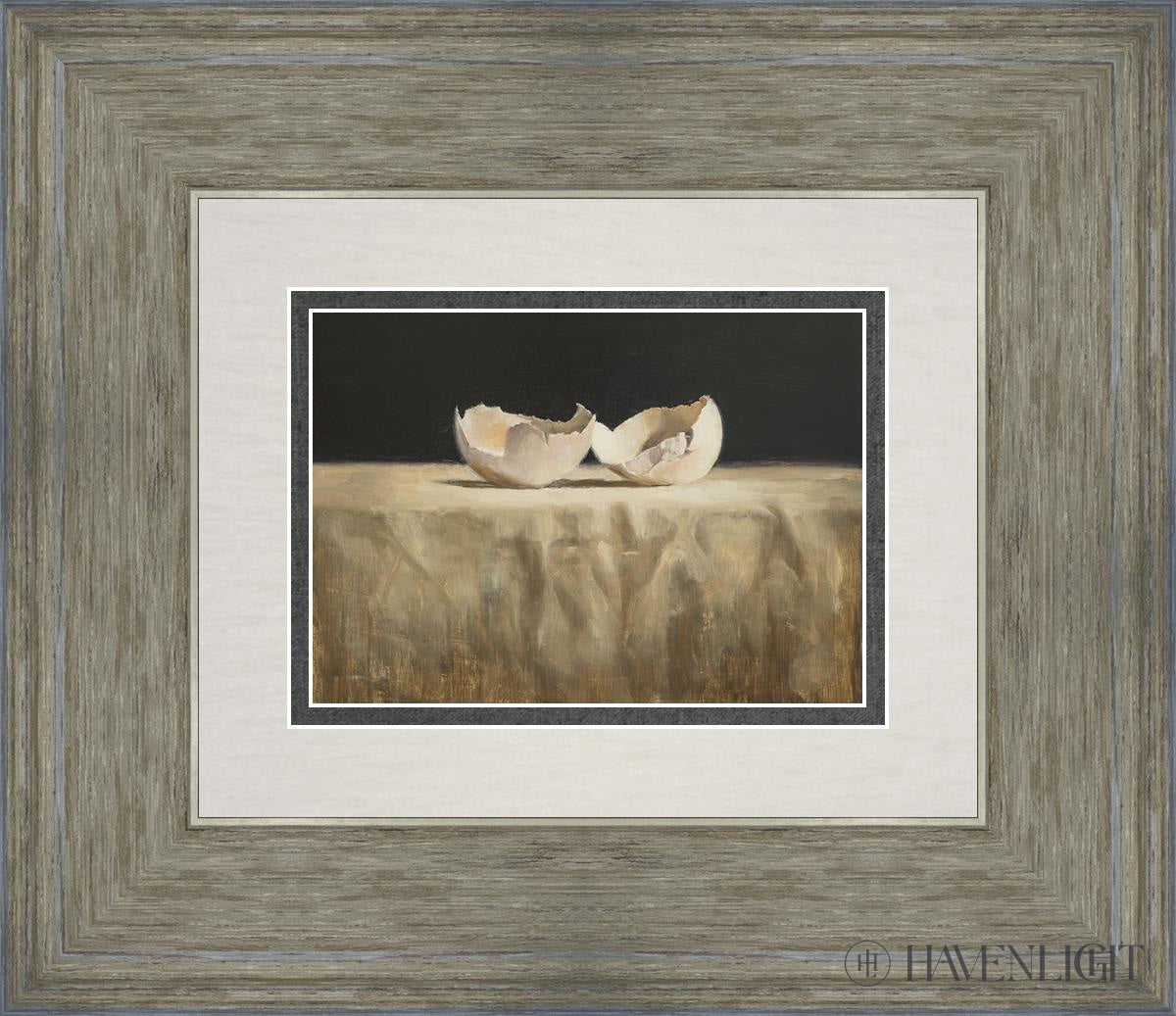 Empty L Open Edition Print / 7 X 5 Gray 14 3/4 12 Art