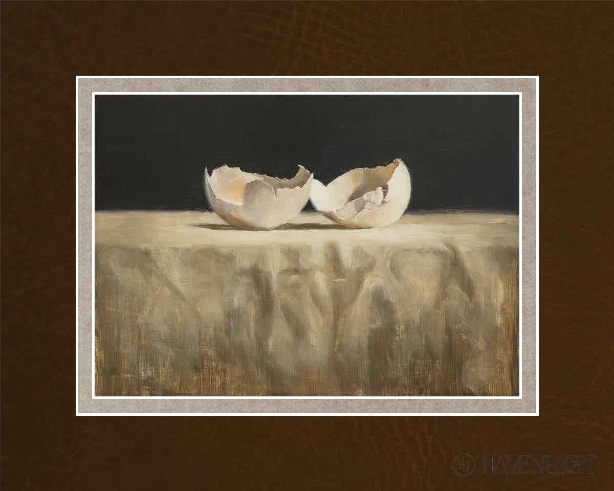 Empty L Open Edition Print / 7 X 5 Matted To 10 8 Art