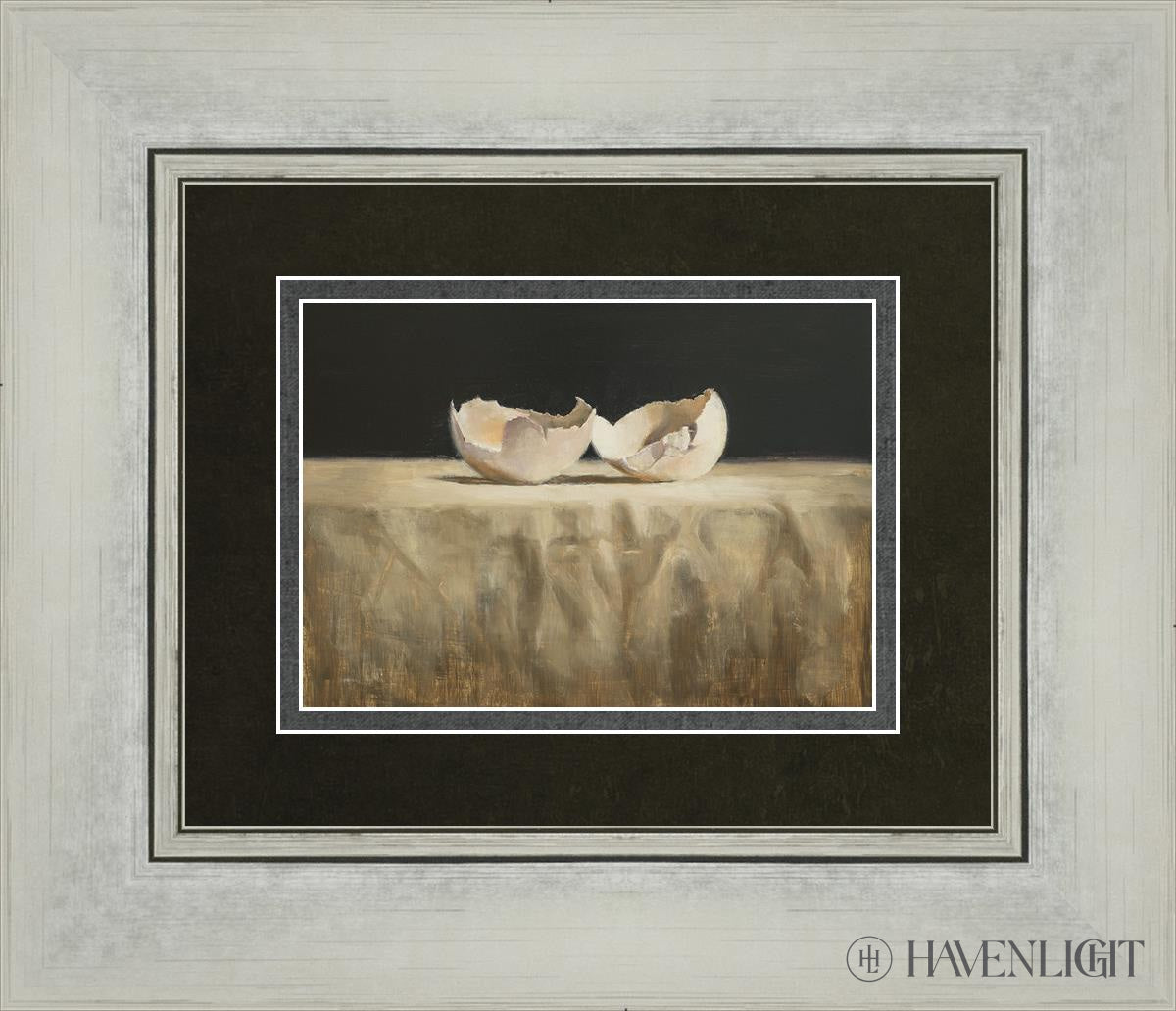 Empty L Open Edition Print / 7 X 5 Silver 14 1/4 12 Art