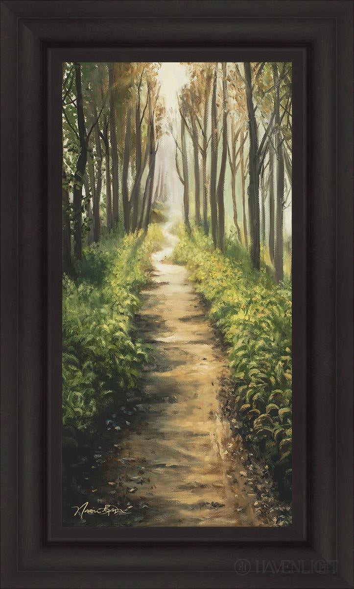 Enjoy The Beauty On Your Broken Path Forest Walkway Open Edition Canvas / 15 X 30 Brown 22 3/4 37
