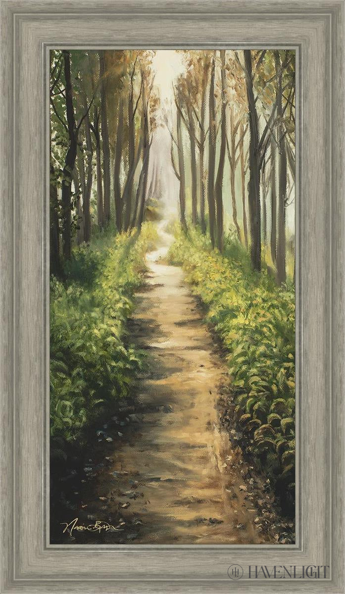 Enjoy The Beauty On Your Broken Path Forest Walkway Open Edition Canvas / 15 X 30 Gray 20 3/4 35 Art