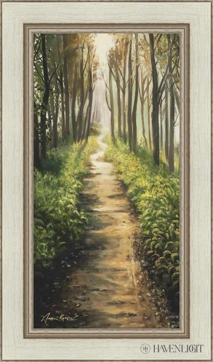Enjoy The Beauty On Your Broken Path Forest Walkway Open Edition Canvas / 15 X 30 Ivory 21 1/2 36