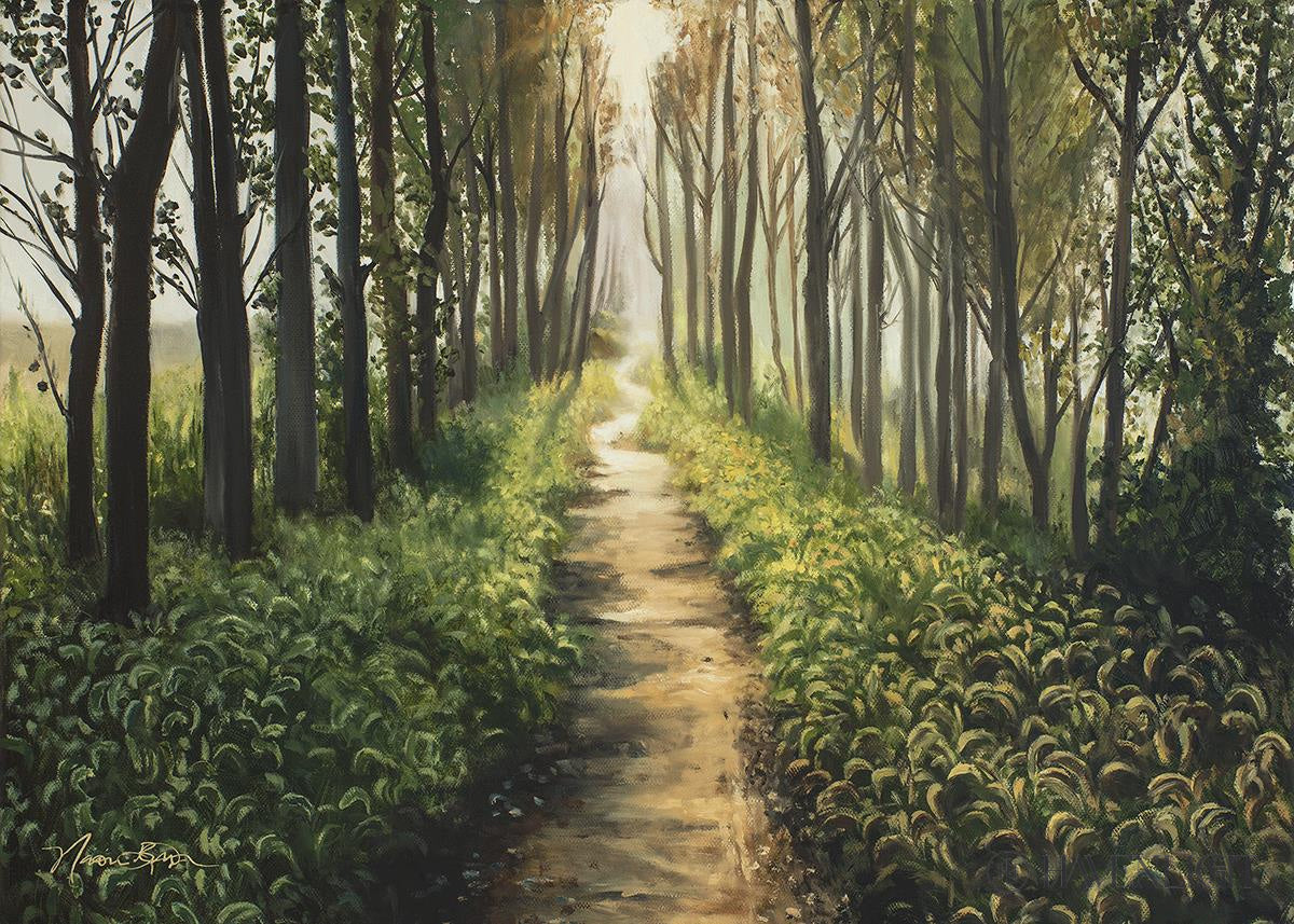 Enjoy The Beauty On Your Broken Path Forest Walkway Open Edition Print / 7 X 5 Only Art