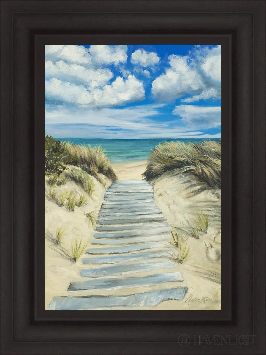 Enjoy The Beauty On Your Broken Path Seashore Open Edition Canvas / 16 X 24 Brown 23 3/4 31 Art
