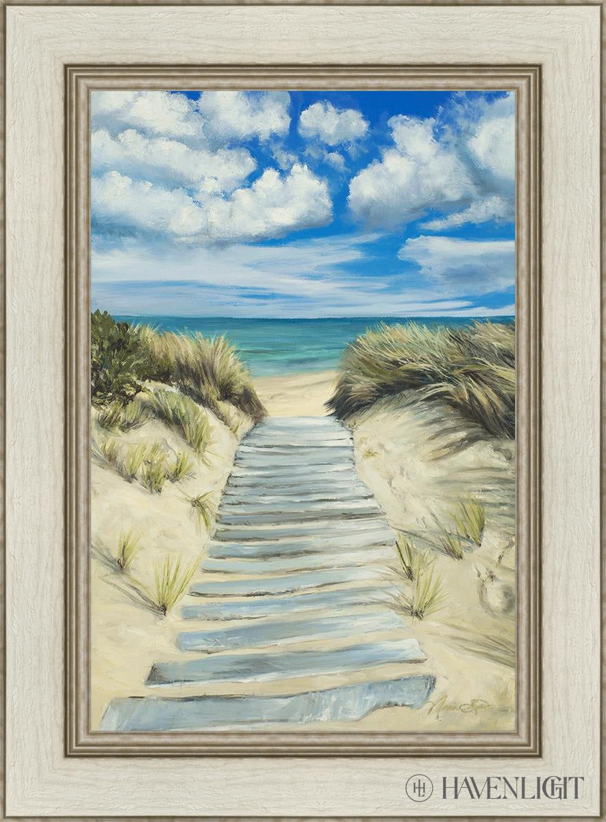 Enjoy The Beauty On Your Broken Path Seashore Open Edition Canvas / 16 X 24 Ivory 22 1/2 30 Art