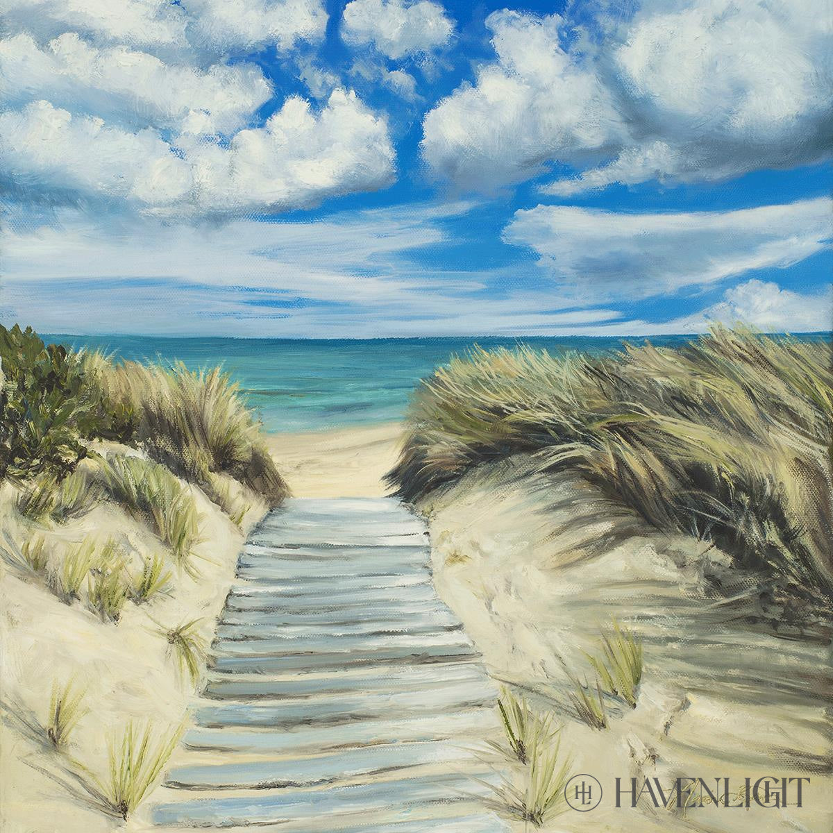 Enjoy The Beauty On Your Broken Path Seashore Open Edition Print / 12 X Only Art