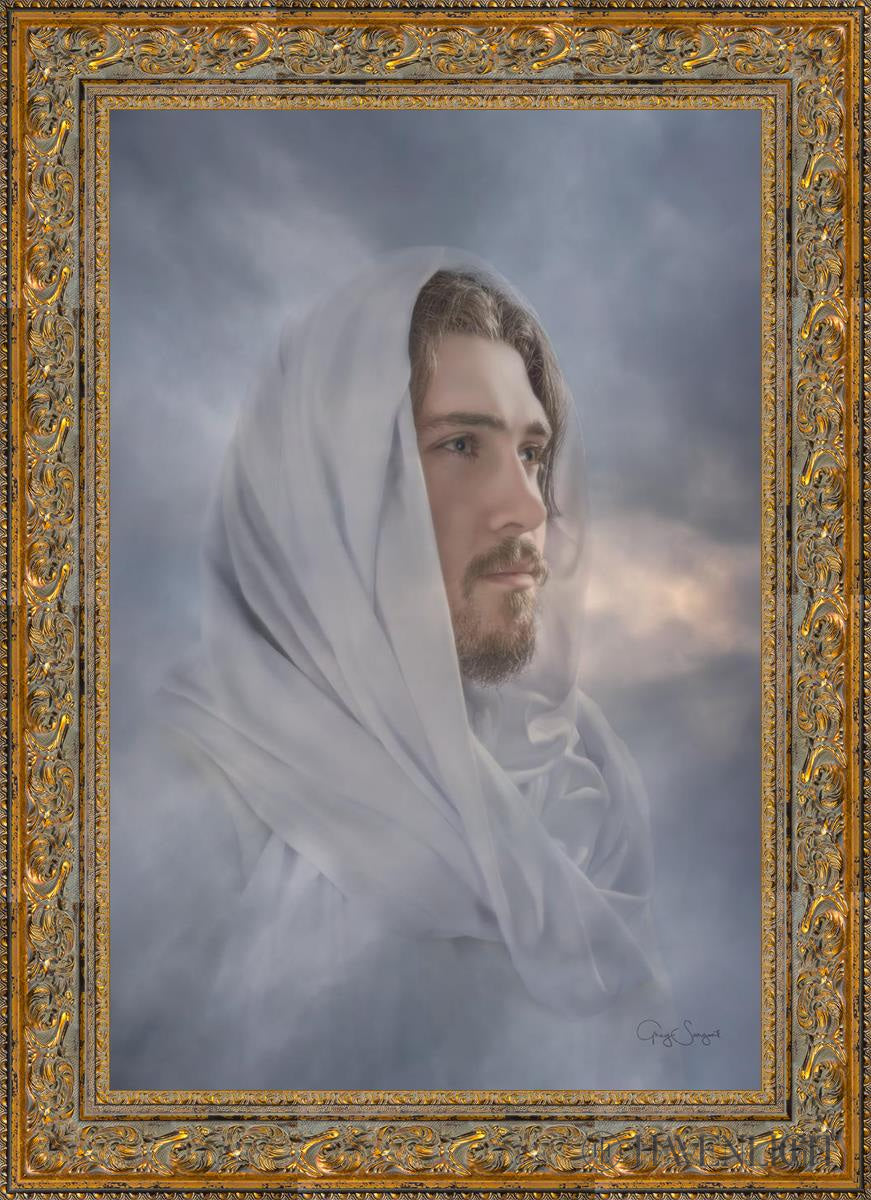 Eternal Christ Open Edition Canvas / 24 X 36 Gold 31 3/4 43 Art
