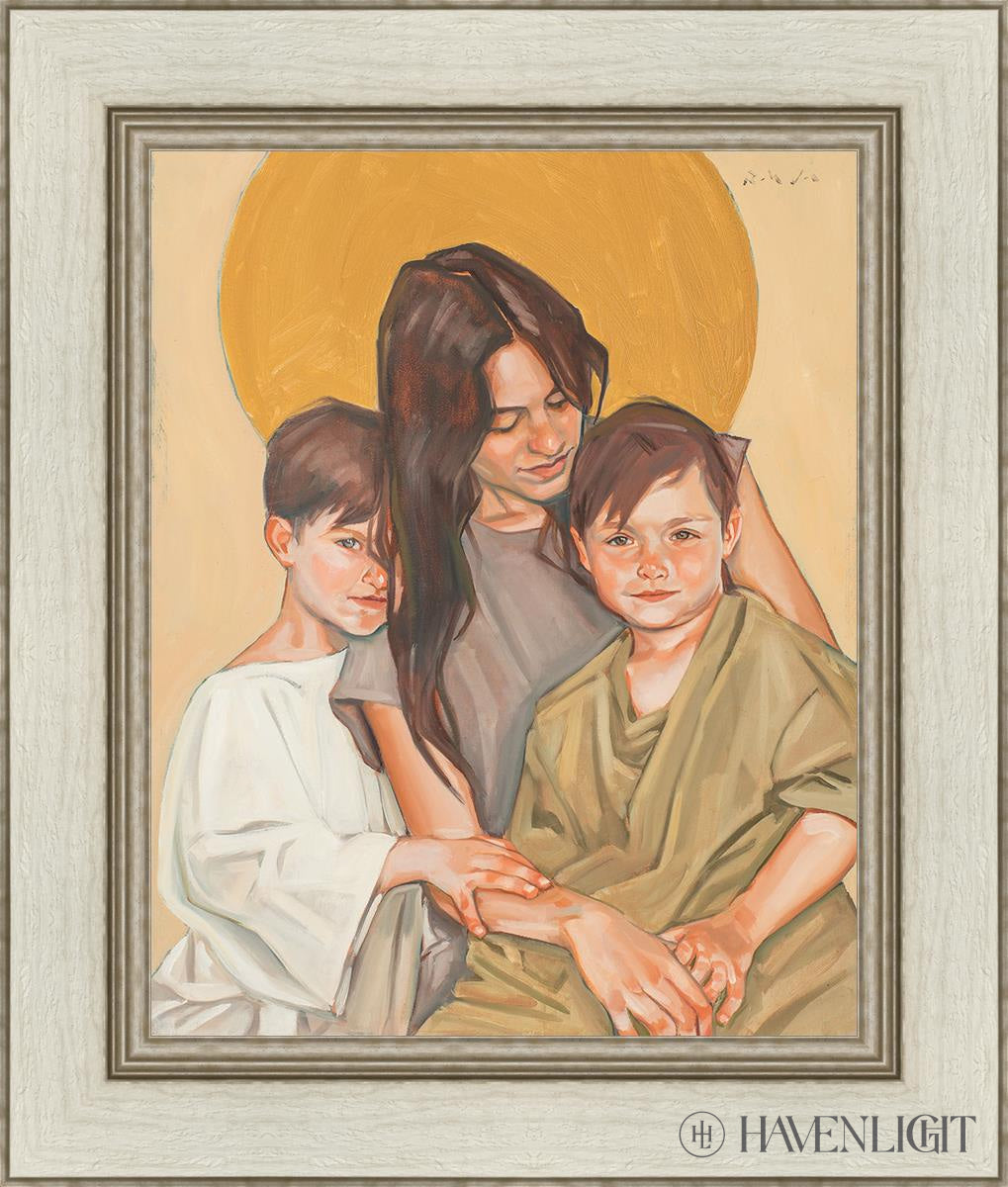 Eve And Her Sons Open Edition Canvas / 16 X 20 Ivory 22 1/2 26 Art