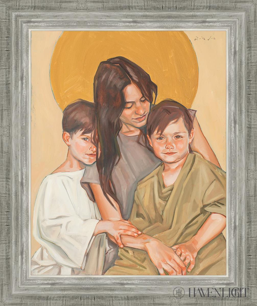 Eve And Her Sons Open Edition Canvas / 16 X 20 Silver 3/4 24 Art