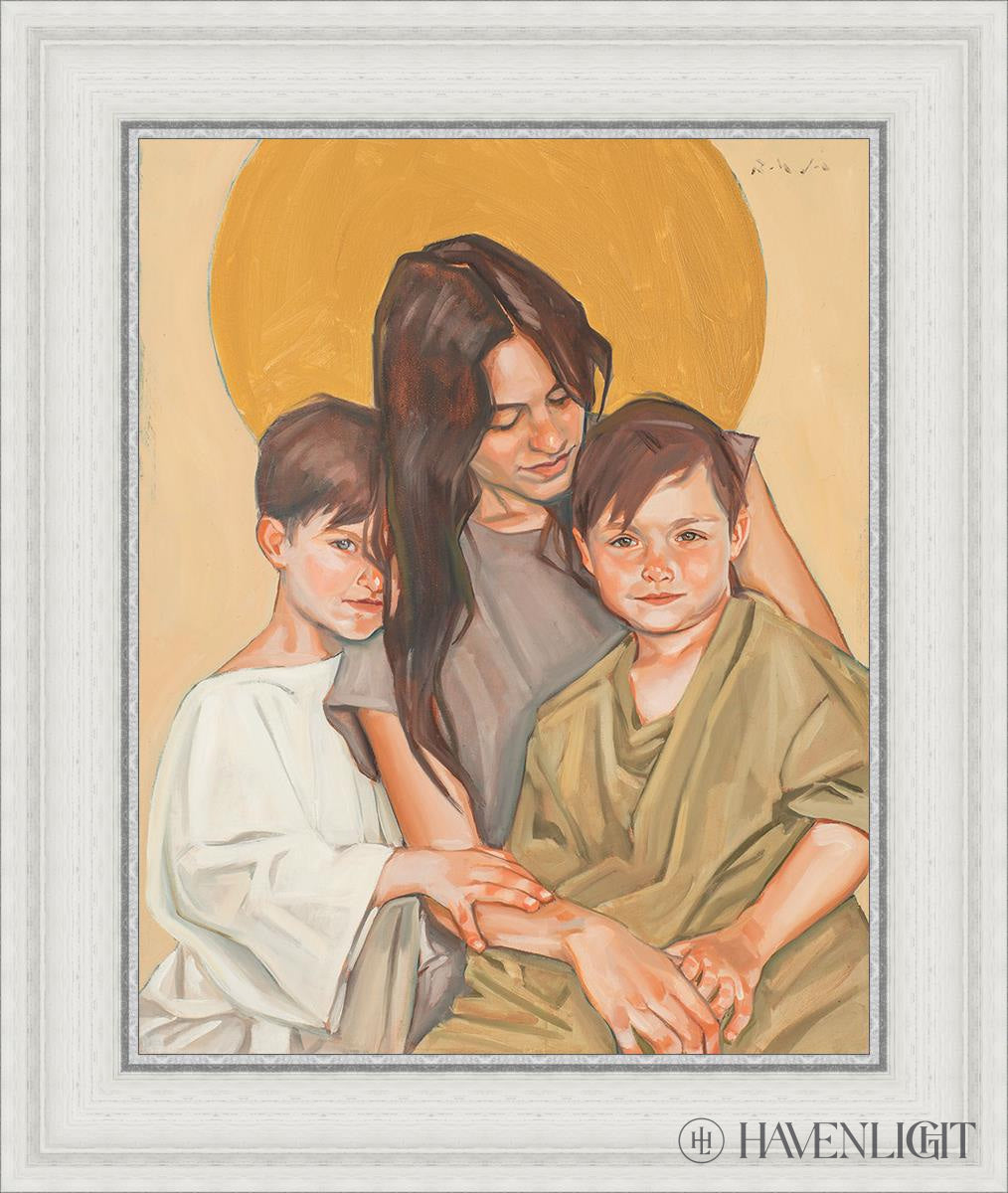 Eve And Her Sons Open Edition Canvas / 16 X 20 White 21 3/4 25 Art