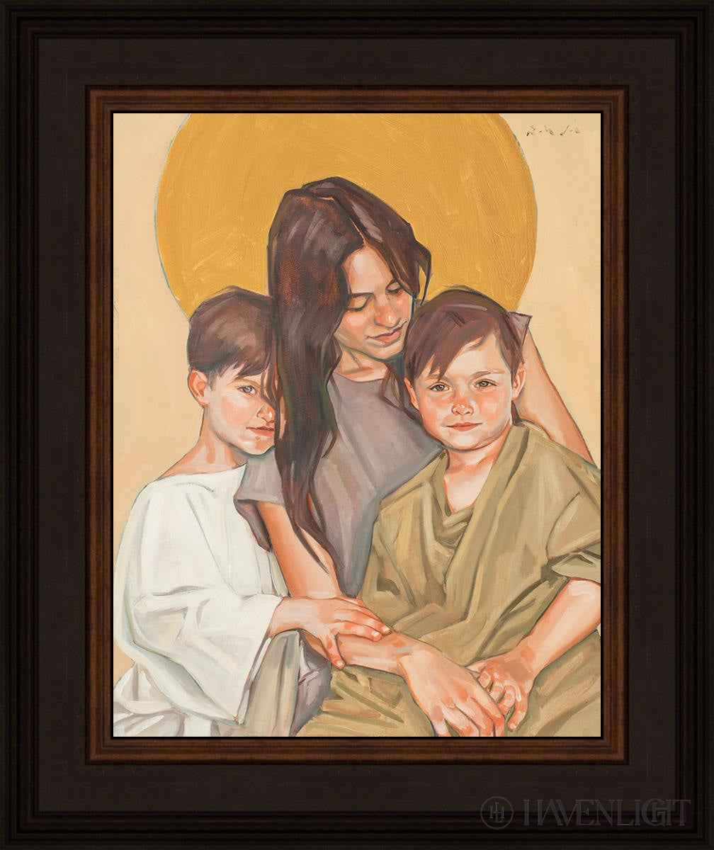 Eve And Her Sons Open Edition Print / 11 X 14 Brown 15 3/4 18 Art