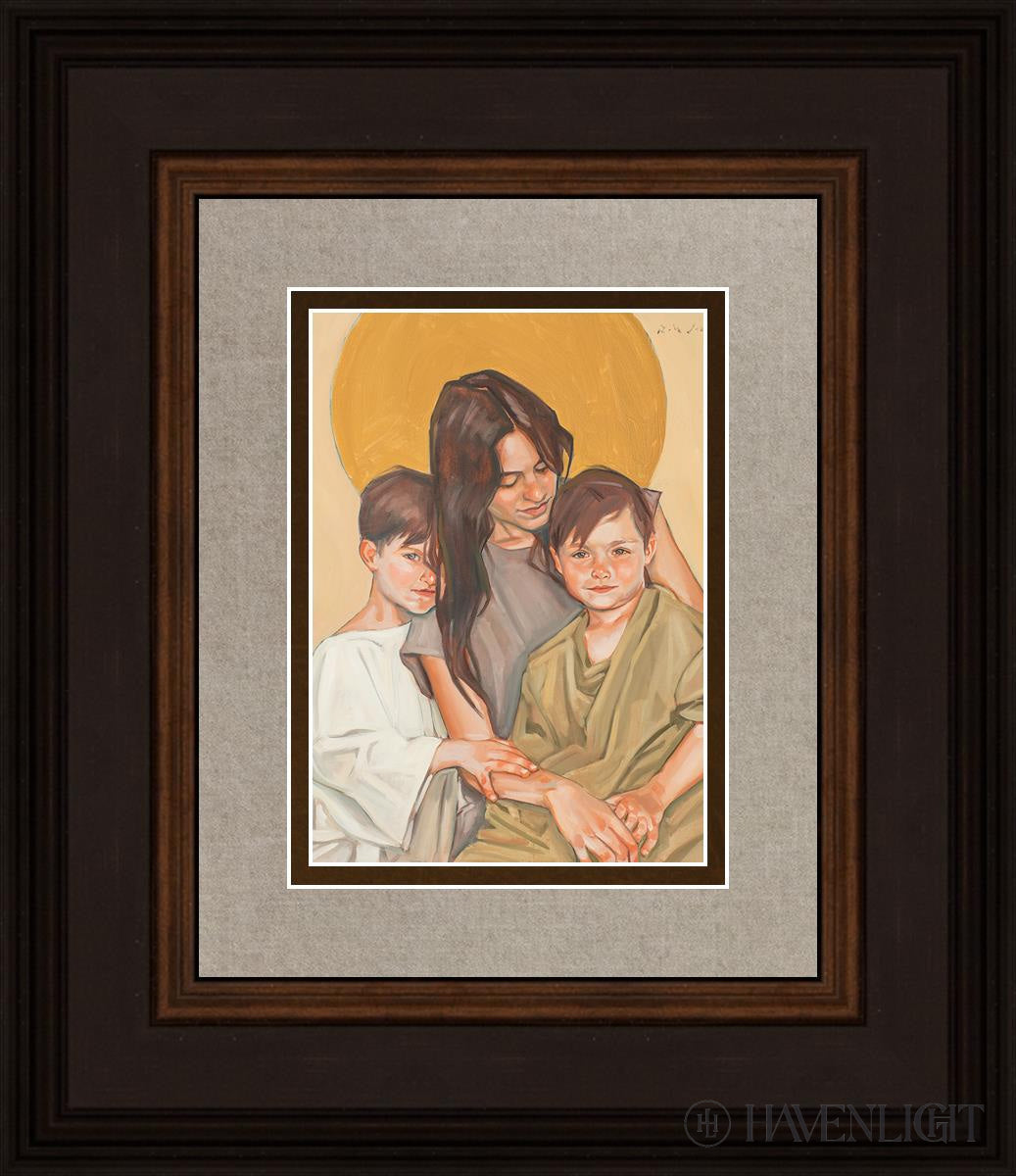 Eve And Her Sons Open Edition Print / 5 X 7 Brown 12 3/4 14 Art