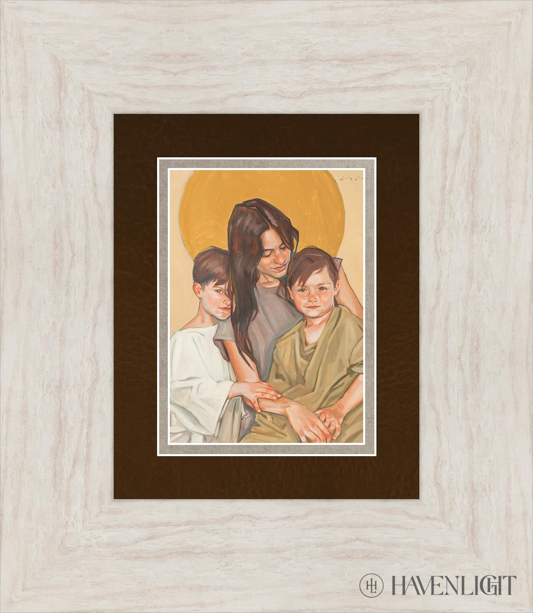 Eve And Her Sons Open Edition Print / 5 X 7 Ivory 13 1/2 15 Art