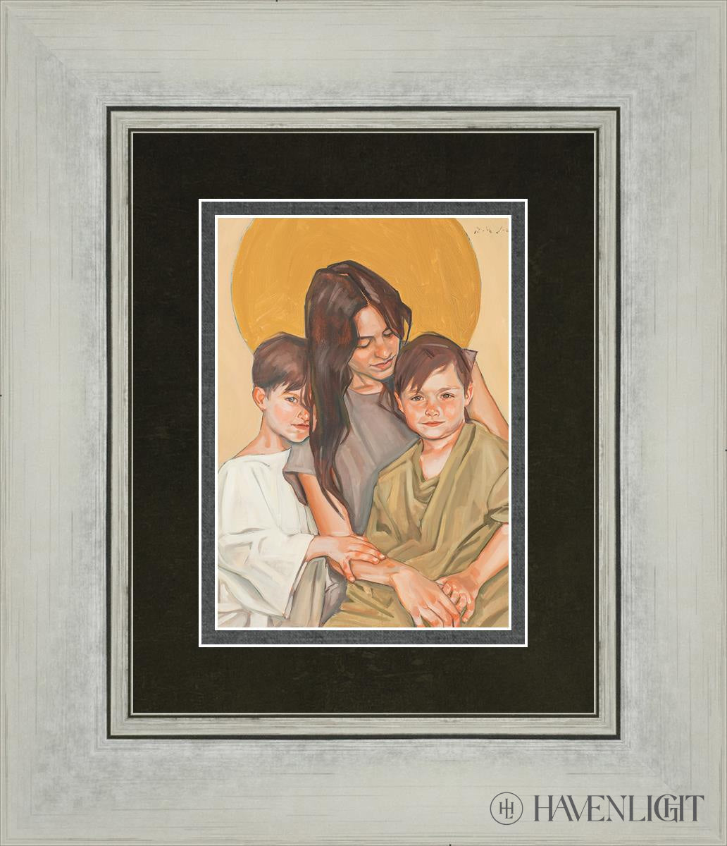 Eve And Her Sons Open Edition Print / 5 X 7 Silver 12 1/4 14 Art