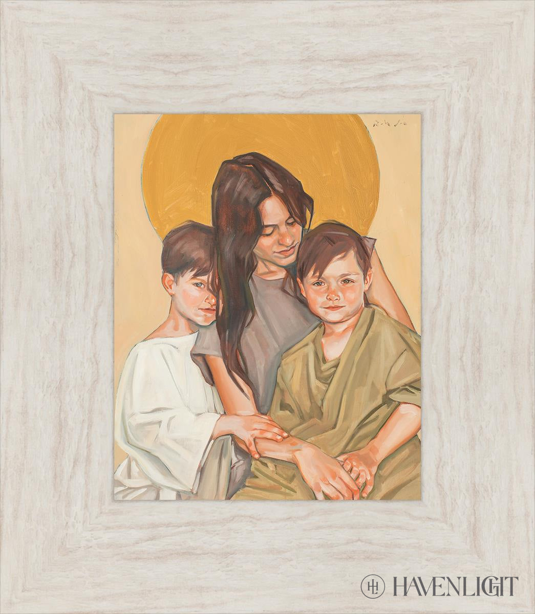 Eve And Her Sons Open Edition Print / 8 X 10 Ivory 13 1/2 15 Art