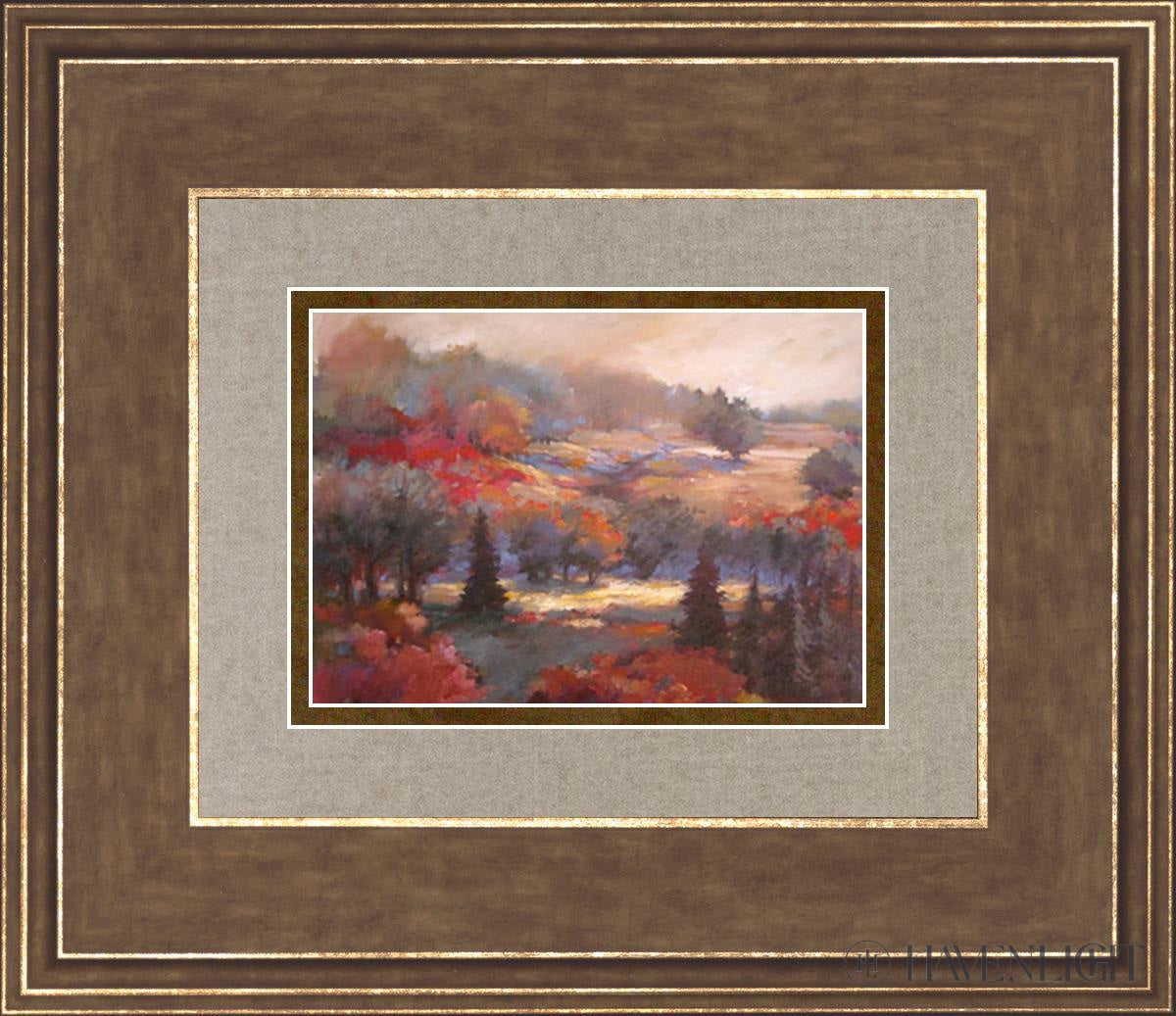 Fall Colors Open Edition Print / 7 X 5 Gold 14 3/4 12 Art