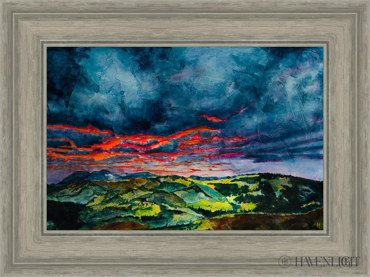 Fires Of Twilight Open Edition Canvas / 18 X 12 Gray 23 3/4 17 Art