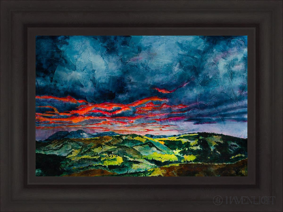 Fires Of Twilight Open Edition Canvas / 24 X 16 Brown 31 3/4 23 Art