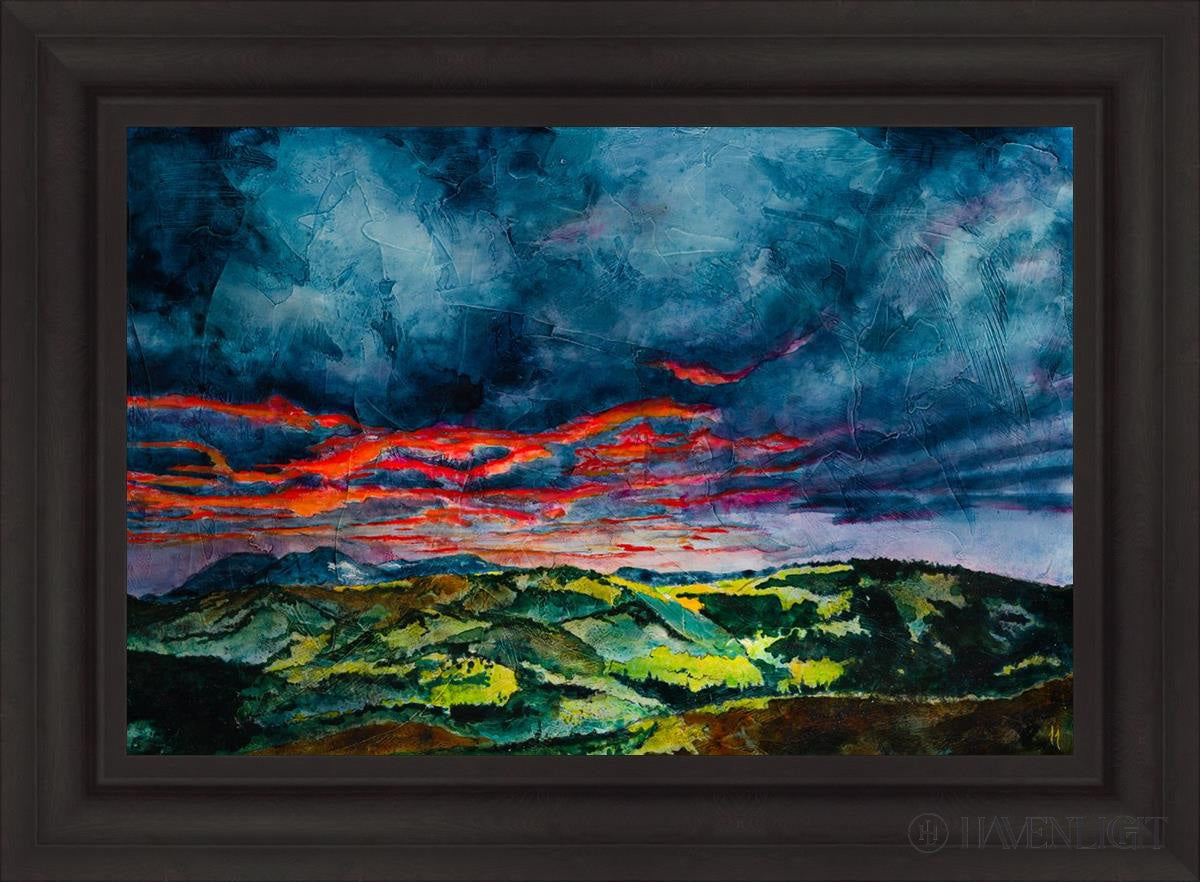 Fires Of Twilight Open Edition Canvas / 30 X 20 Brown 37 3/4 27 Art
