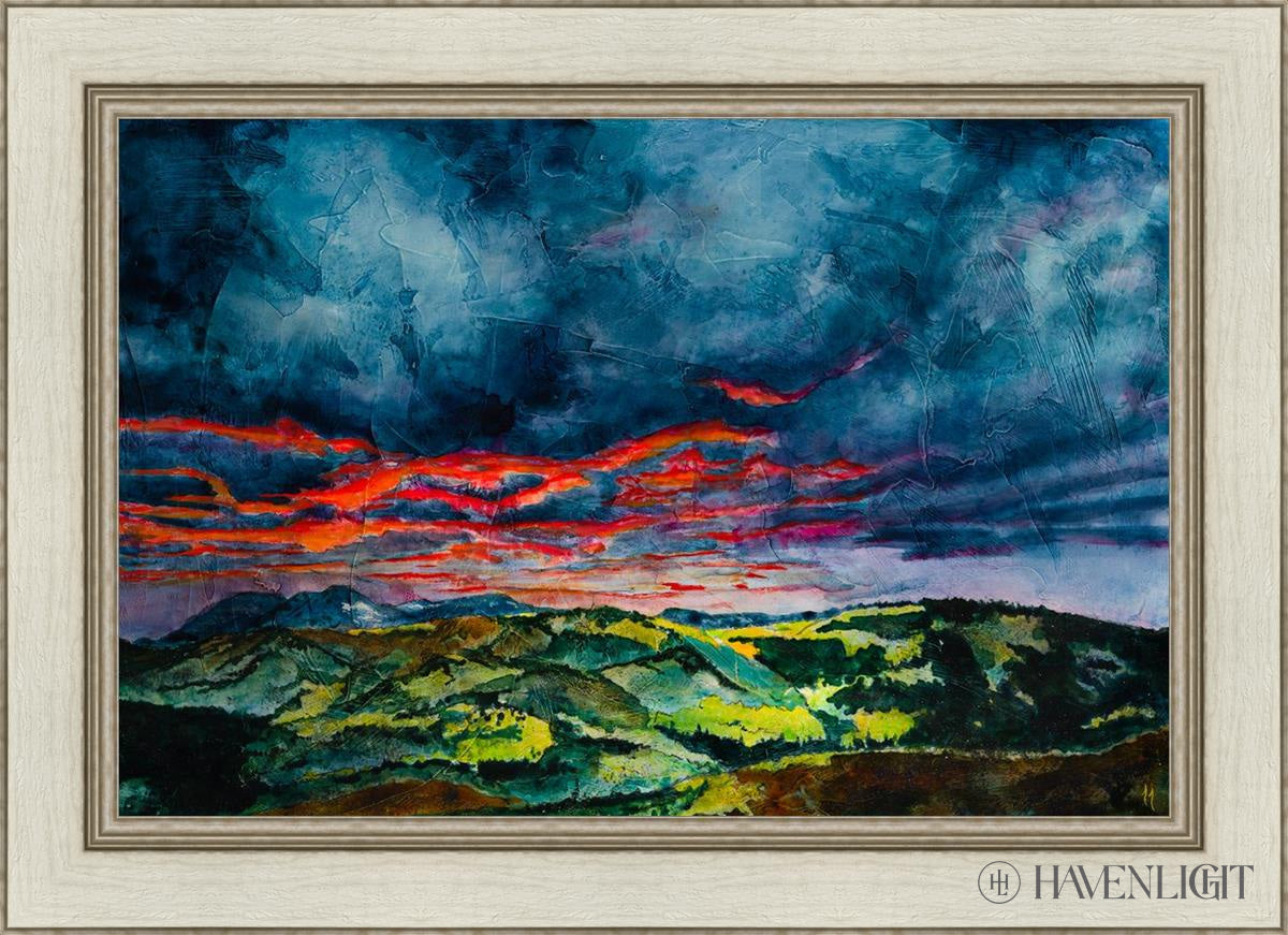 Fires Of Twilight Open Edition Canvas / 30 X 20 Ivory 36 1/2 26 Art