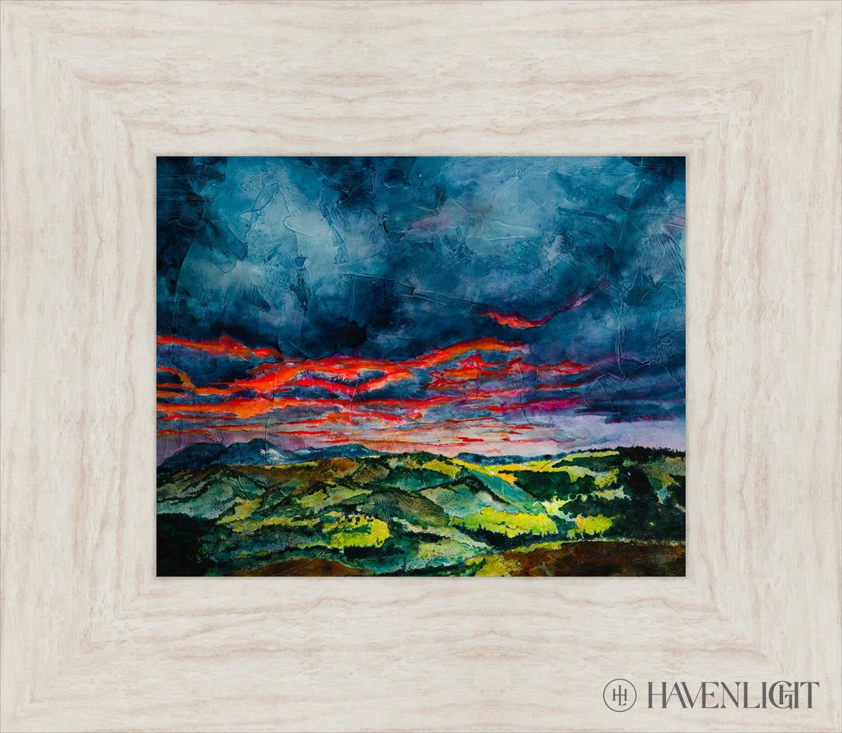 Fires Of Twilight Open Edition Print / 10 X 8 Ivory 15 1/2 13 Art