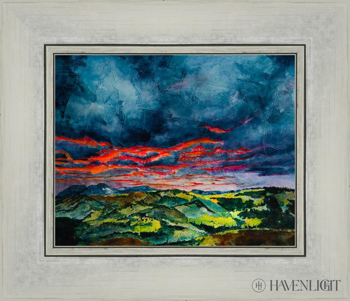 Fires Of Twilight Open Edition Print / 10 X 8 Silver 14 1/4 12 Art