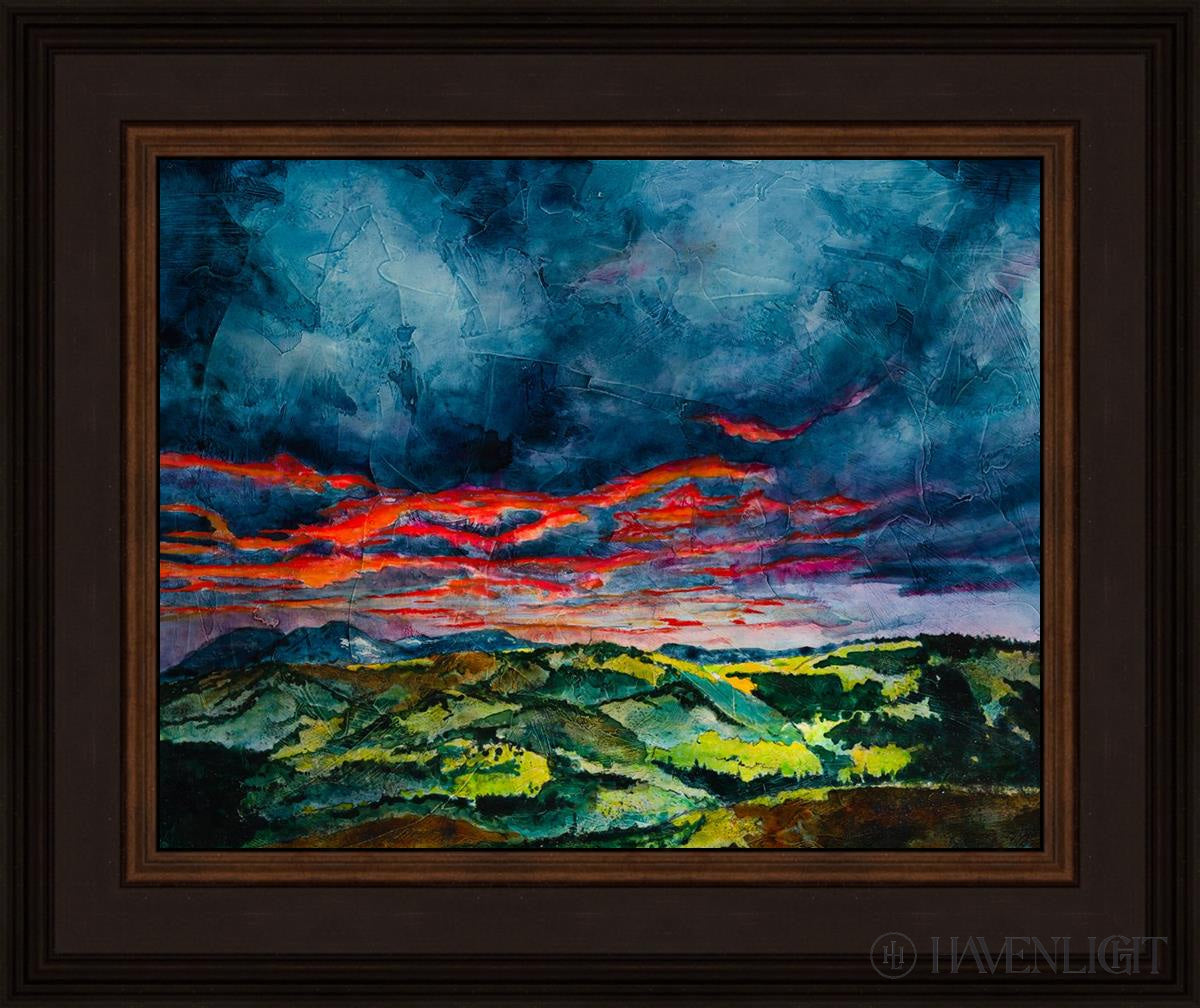 Fires Of Twilight Open Edition Print / 14 X 11 Brown 18 3/4 15 Art