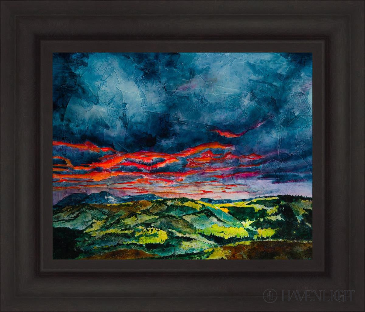 Fires Of Twilight Open Edition Print / 20 X 16 Brown 27 3/4 23 Art