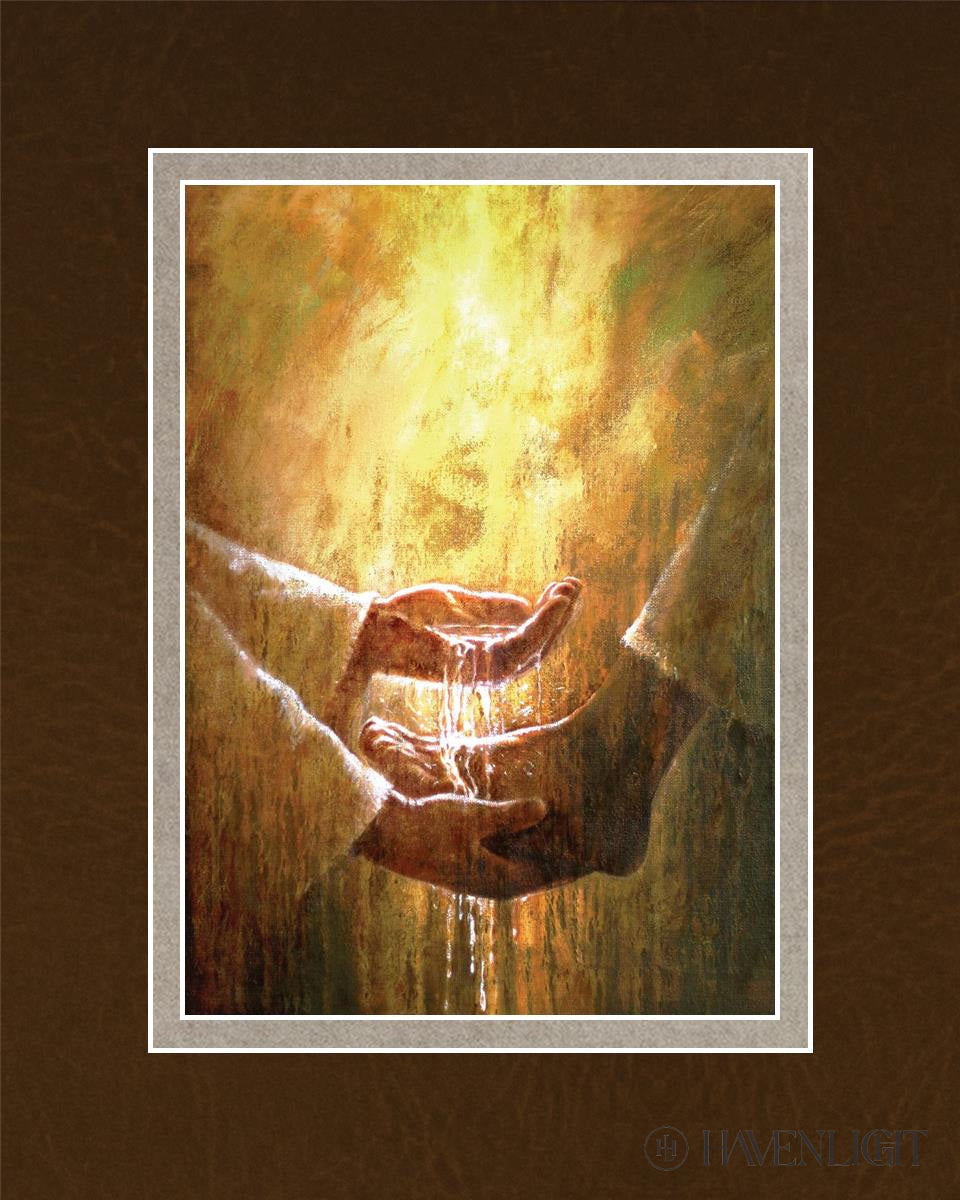 Foot Washing Open Edition Print / 5 X 7 Matted To 8 10 Art